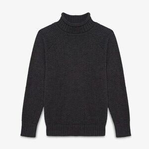 Montreal brand Milo and Dexter unisex charcoal cotton knit sweater